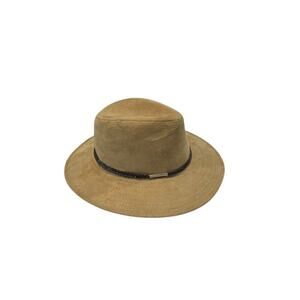 Scala Pronto-Outback Safari Hat Tan Braided Brown Accent Band